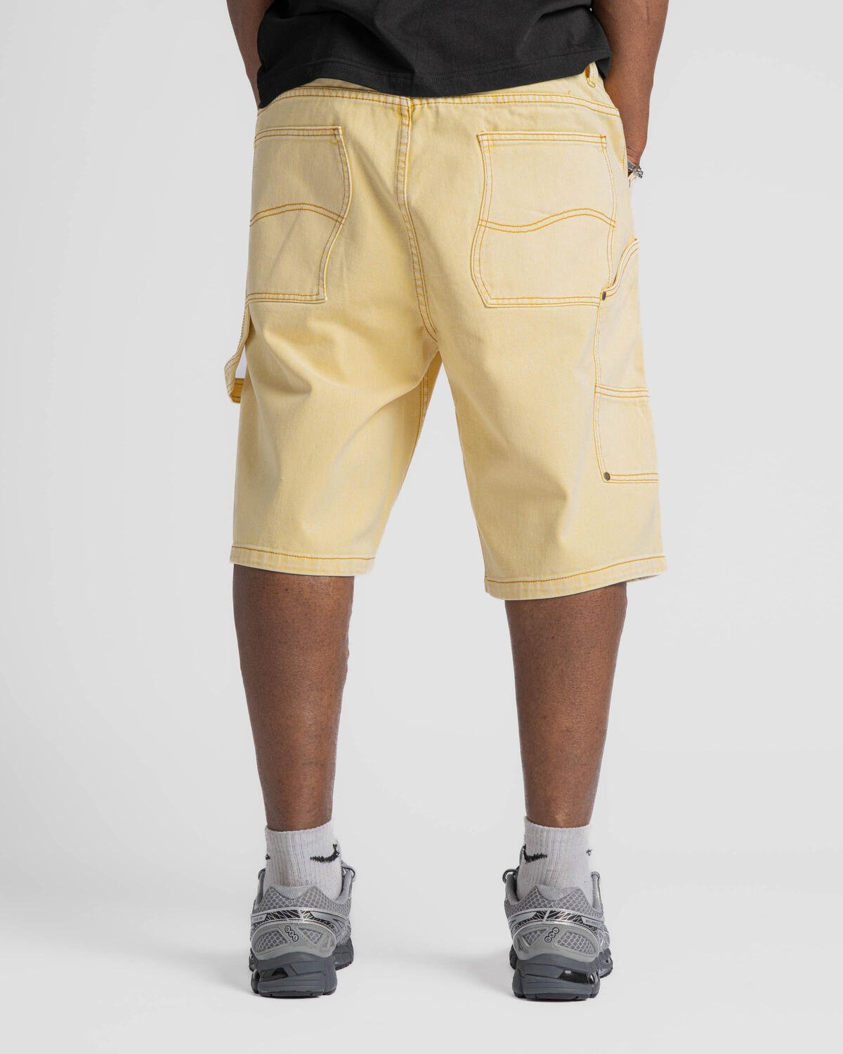 【DIME】DIME Carpenter Denim Shorts Lemon Dime Carpenter Denim Shorts | DIME2SP2515LEM | AFEW STORE